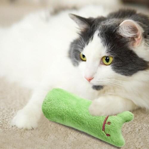 Thumb Bite Teeth Grinding Catnip Toys Funny Interactive Plush Cat Toy Pet Kitten Chewing Toy Claws Cat Mint For Cats Hot
