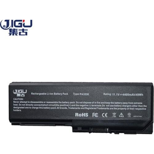 JIGU Black Laptop Taptop For TOSHIBA PA3536U-1BRS PA3537U-1BAS PA3537U-1BRS PABAS100 PABAS101 Equium P200 P300 Satellite L350