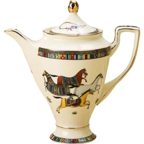 Ceramic Teapot Creative Water Bottle For Family Hotel Useful Coffee Milk Pot Kitchen Utensils