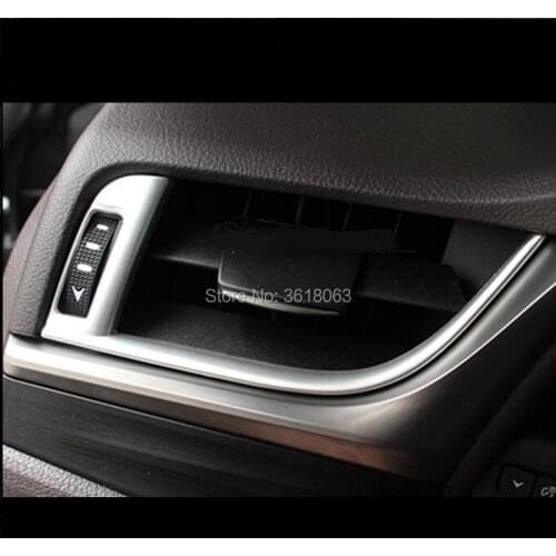 For Lexus ES ES200 250 300h 350 2018 2019 ABS Chrome Front Air Conditioning Condition Outlet Vent Cover Frame Trim Accessories