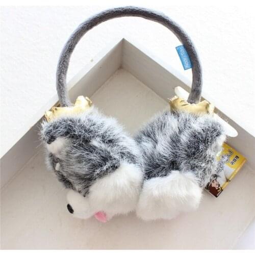 New Arrival Winter Cute Husky Earmuffs Warm Ear covering Unisex Adult Earmuffs dopshipping