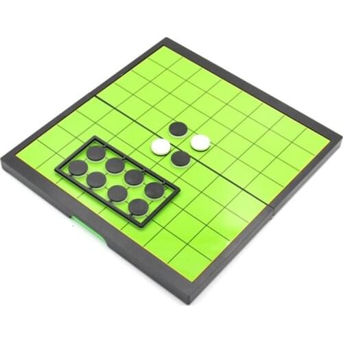 Portable Folding Reversi Othello Board Chess Standard Educational Home Parent-Children Family Game