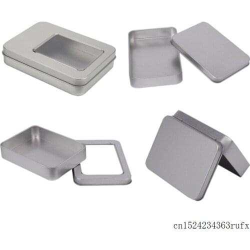 100 Pcs Rectangular Storage Boxes Jewelry Storage Case Organizer Crafts Box for Home