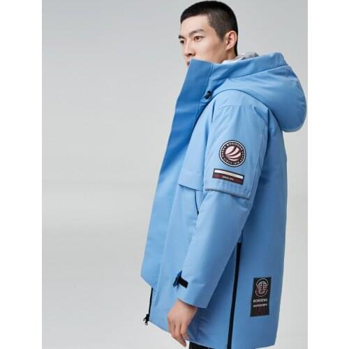 Bosideng down jacket mens medium length new velvet designer work clothes warm jacket b00143233