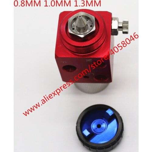 An assembly line with automatic spray gun high quality high atomization vacuum molding machine gmini 0.8/1.0/1.3/MM nozzle