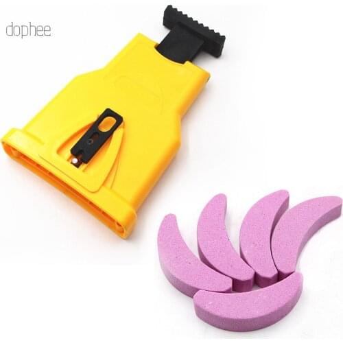 Dophee Chain Saw Sharpener Teeth Sharpener Grindstone Grinding Portable Proprietary Bar-Mount Chainsaw Tool