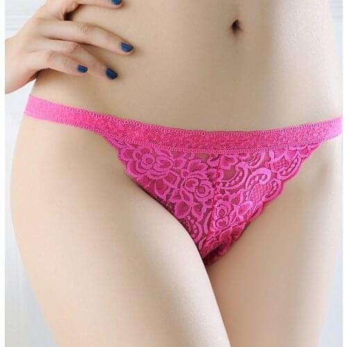 6pcs/lot women thong panties sexy lingerie lace g-strings female bow lovely underwear girls panty lolita bragas XS-L 3326p6