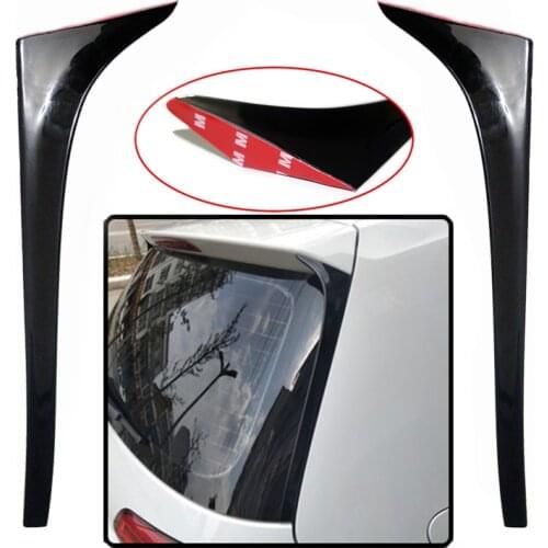 High quality Gloss Black ABS For Volkswagen VW Golf 7 MK7 2pc spoiler 2013-2018 Aauto Car-styling Rear Wing Side Spoiler