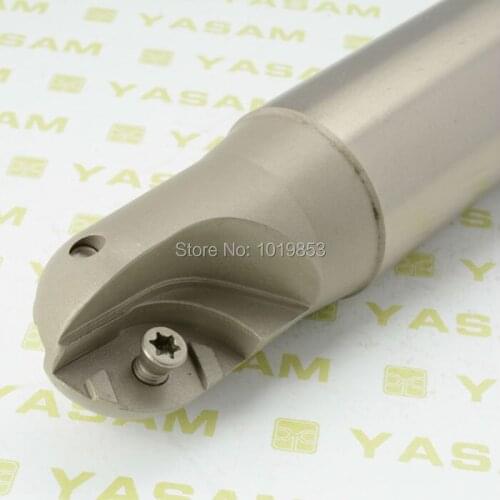 BCF 12.5R-C25-200L ball mirror milling cutter arbor for finish machining ZCET\W carbide inserts