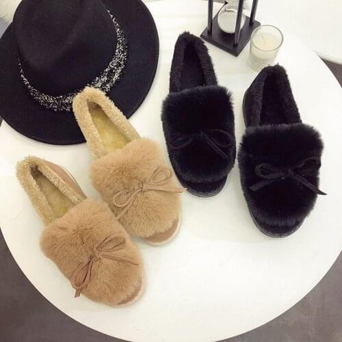 Winter new female snow boots non-slip student plus velvet warm cotton shoes flat womens boots zapatos de mujer U11-01