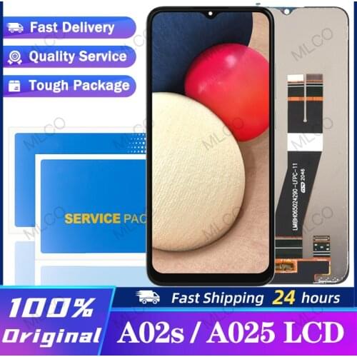 6.5” Original For Samsung Galaxy A02s A025 LCD With Frame Display Touch Screen Digitizer For Samsung A025M A025F/DS A025G/DS LCD