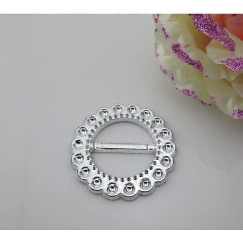 AB85 21mm)20pcs Round Acrylic Plastic Buckle Wedding Invitation Craft