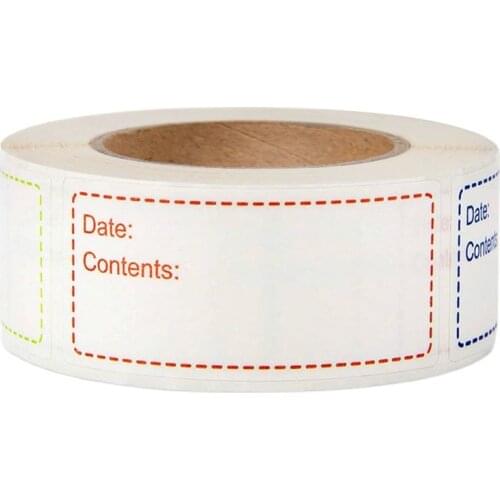 150pcs/roll Food Mark Stickers Self-Adhesive Container glass Bottle Labels paper Packing DIY Handmade Date Decorative applique