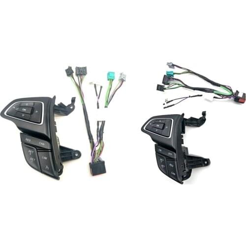 2Set For Ford Focus Mk3 2015-2017 Kuga 2017 Cruise Control Switch Steering Wheel Button(With Lim&Without Lim)