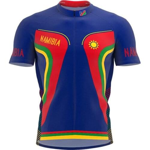 2021 Namibia multiple choices Summer Cycling Jersey Men Bike Road Mountain Race Tops Riding Bicycle Wear Bike clothing Quick Dry