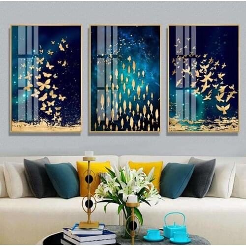 Diamond Painting Golden Butterfly Fish Bird 5D DIY diamond paint Diamond mosaic of Rhinestones Diamond Embroidery Cross stitch k