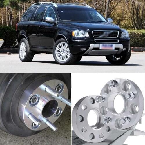 Auto Wheel Spacer 2pcs 5X108 67.1CB 25mm Thick Hubcenteric Wheel Spacer Adapters For Volvo XC90 2004-2014