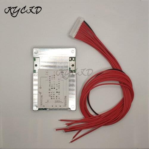 BMS 13S 48V 30A Lithium18650 Battery Power Charge Protection Board BMS PCB Battery Balancer with Wire for E-Bike E-Scooter
