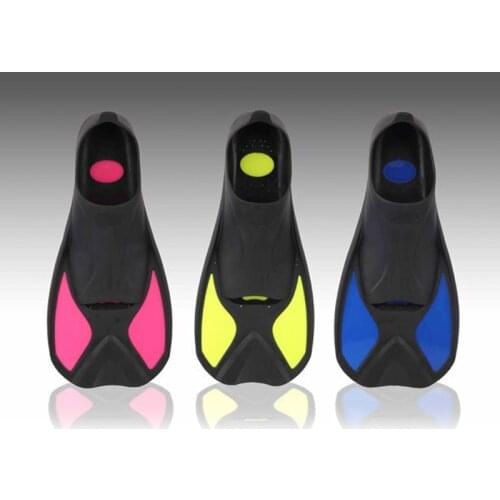 C463 swimming diving short fins adult children lightweight short set foot training snorkeling set equipment flippers