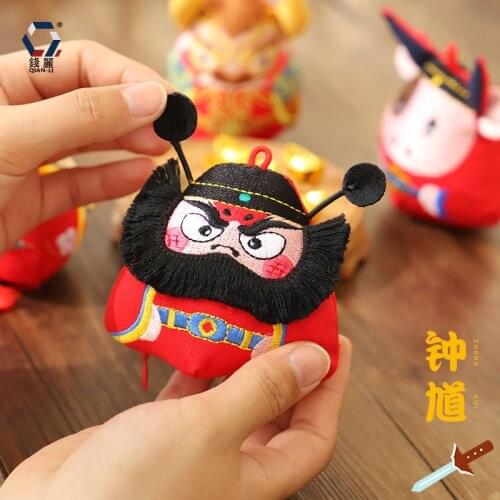 Zhong Kui Sachet Cross Stitch Sachets Embroidery Finished Product Threads for Knitting Fabric Needlework Decor Jewelry Pendant