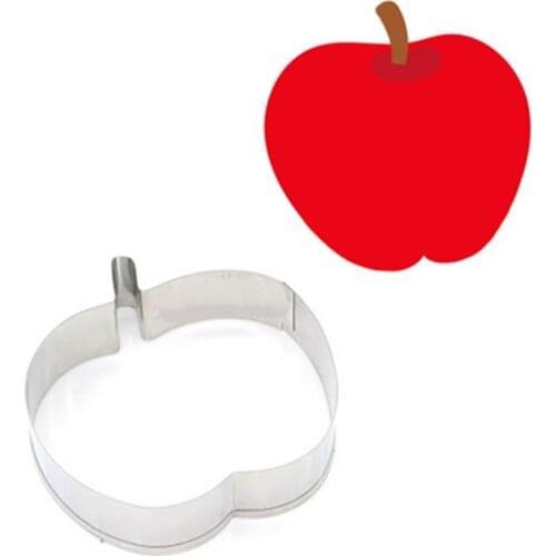 Fruits Cake Cookie Biscuit Baking Mold Hot Sales Big Apple Shaped Cake Decorating Fondant Cutters Tools Cookie Printing Knife