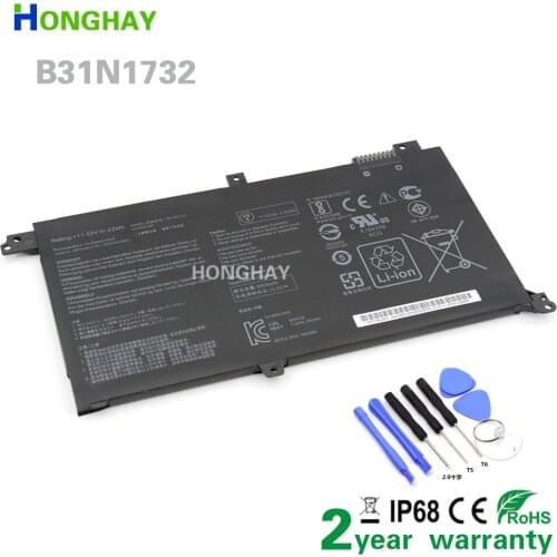 HONGHAY B31N1732 Laptop battery for ASUS VivoBook X430UA X430UF X430UN X430FA X430FN X571G X571LH X571GT