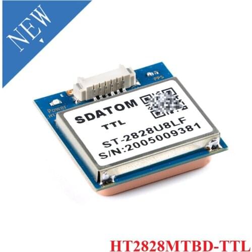 HT2828MTBD-TTL GPS G-MOUSE Positioning Board Module With AG3331 Chip FLASH Storage Memory Module UART TTL232 GPS Antenna New