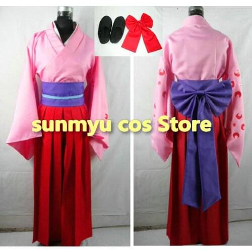 Sakura Taisen Shinguji Sakura Cosplay Costume Custom Size Halloween