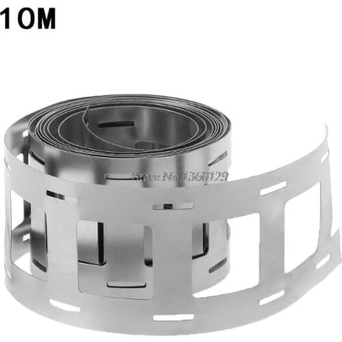 10 Meter Pure Nickel Strip for li 18650 battery spot welding machine Welder Equipment Nickel Belt Tape for battery packs Whosale