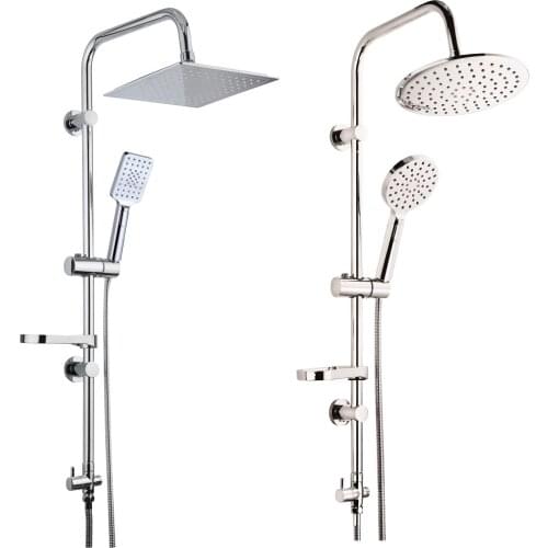 HD400 and HD 401Robot Bath Set with Rainfall and Handheld Shower Head and Suitable for All Mixer and Faucets