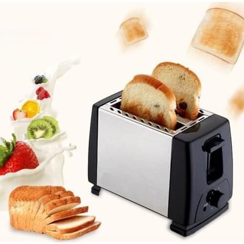 2 Slice Toasters Stainless Steel Wide Slot Toasters with Removable Crumb Tray 95AC
