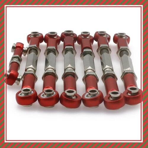 Alloy steel full set of tie rods turnbuckles for rc hobby model car 1/10 Traxxas Slash 2WD short course upgraded parts