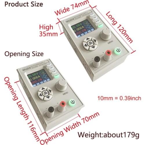 DC DC-Buck Converter CC CV 50V5A Power Supply Adjustable 5V 12V 24V USB 485 WIFI H3CF