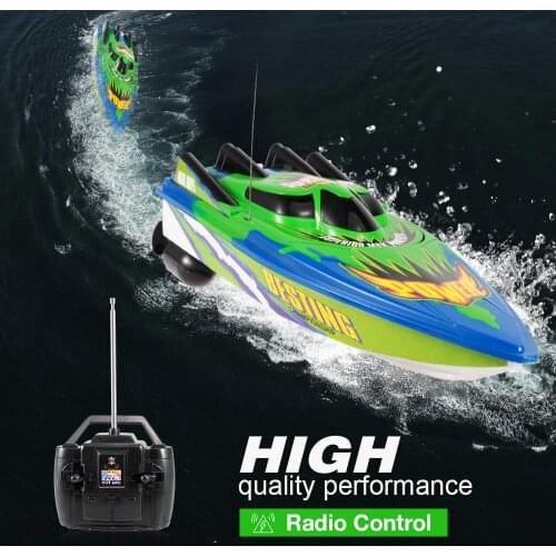 RC Boat High Speed Boat radio controlled motor boat, 20km/h remote controlled toy gifts for children and beginner