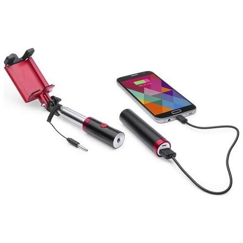 Selfie Stick with Power Bank 2200 mAh 145200