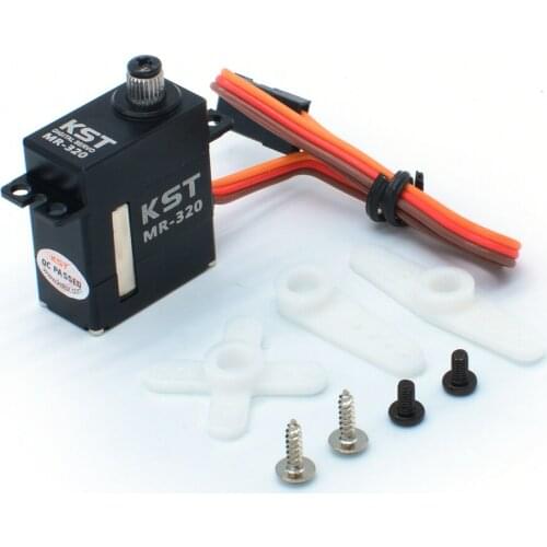 KST MR320 Digital Metal 7.4v 5.5KG 0.08sec Servo Motor 450 Heli Cyclic For Drone UAV RC Car Boat Robot Arm Helicopter Airplane