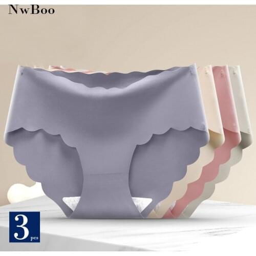 Silk Seamless Ruffle Panties for Women Set Vogue Pack Girls Underwear Lot Sexy Briefs Wholesale