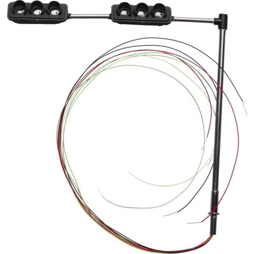 3 Color Traffic Light Signals Ho Oo Scale Model 6Led For Diy Sand Table Crossing Street Construction Model 3