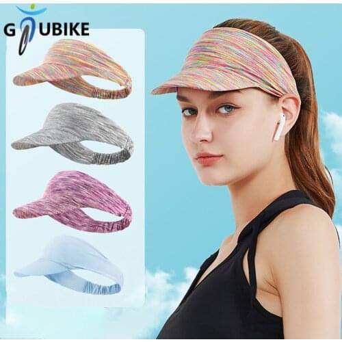 GTUBIKE UV Protection Sunshade Cycling Caps Stretch Fabric Cycling Headwear Running Hiking Fitness Bandana Printed Riding Hat