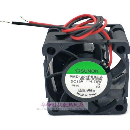 PMD1204PBB3-A 4024 12V 4.7W Server Cooling DC Fan Double Ball