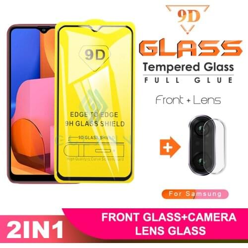 Protective Glass For Samsung Galaxy M30S Camera Glass 9D Protector On Galaxy A 10 20 30 40 50 60 70 A70 S A51 Safety Films Cover