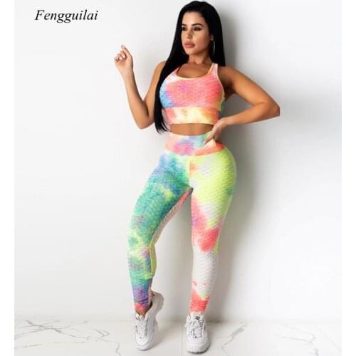 2021 Summer Autumn High Quality 2 Pieces Set New Short Waistcoat and Bottoms Sports Wear for Women