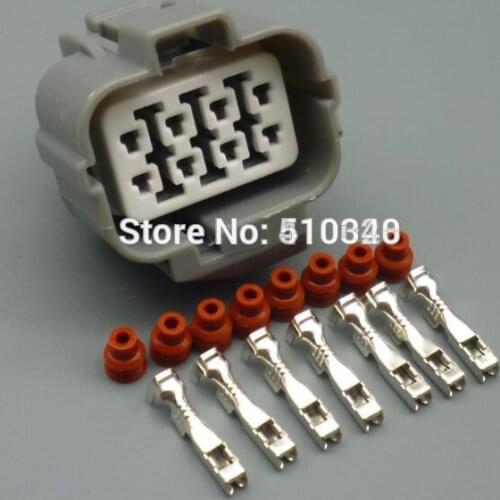 1set. 8pin 8 hole female waterproof Automotive connectors car connector with terminal