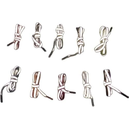 1Pair Multi-color Protective Fashionable Warning High Visibility Double Reflective Side Shoelaces