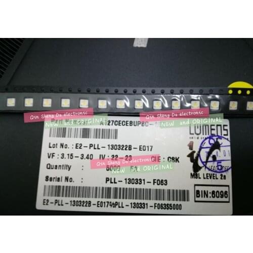 3000pcs LED Backlight 1W 3V 3535 3537 Cool white LCD Backlight for TV TV Application A127CECEBUP8 3535