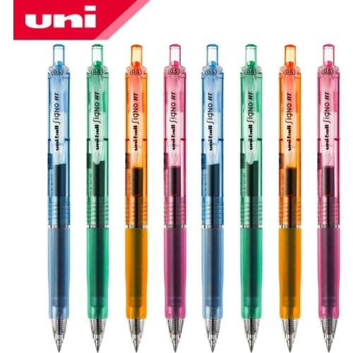 4/8 Pcs Japan UNI push-type gel pen UMN-105C 0.5mm signature pen black refill bullet write comfortable and smooth