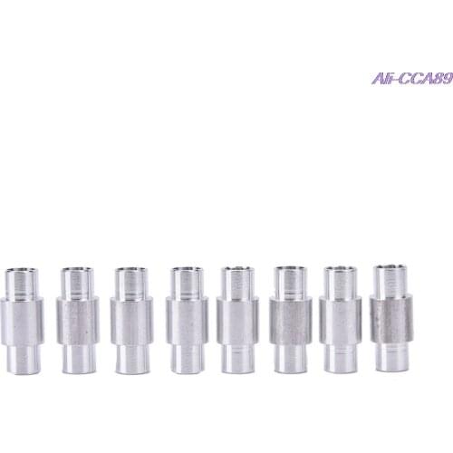 8pcs/lot fit 6mm screws Roller Skate Shoes Spacer Slalom Roller Skate Repair Accessories Alumium