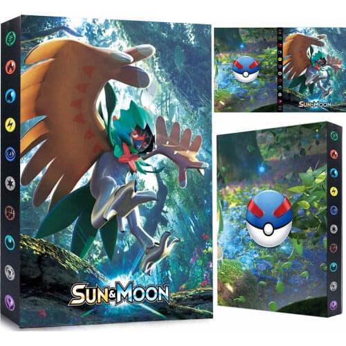 9 Pocket 432 Album Pokemon Book Collection Binder Holder Folder Map Loaded List Playing Game VMAX French pokemon card Kids Toys