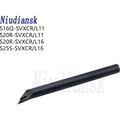 1pc S16Q-SVXCR11 S20R-SVXCR11 Inner Hole Turning Tool Holder S20R-SVXCR16 Turning Tools S25S-SVXCR16 CNC Lathe Tools SVXCL Arbor