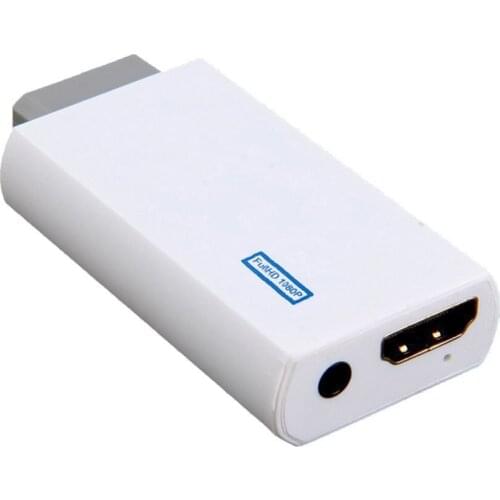 For Nintendo for Wii Hassle Free Plug and Play For Wii to HDMI-compatible 1080p Converter AdapterAudio Box For Wii-lin